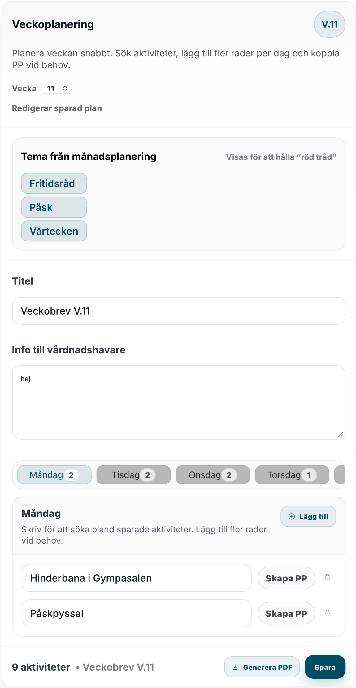 Fungerar även i mindre format.
